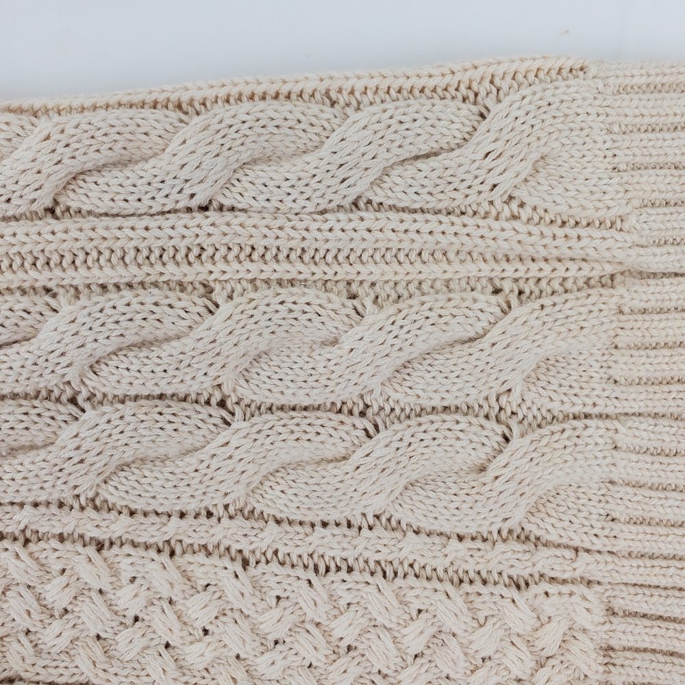 Jeanne Pierre vintage heavy cable knit sweater S - Picture 5 of 8